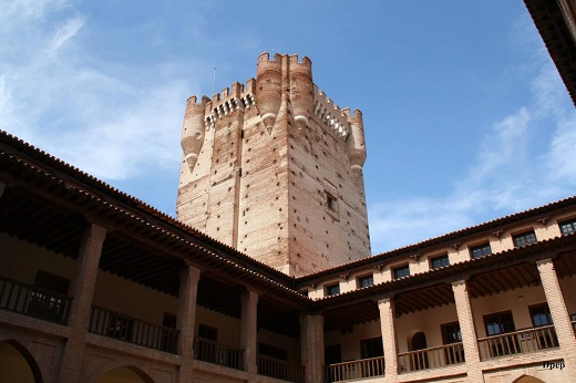 Patio interior, Torreón del Castillo de la Mota de Medina del Campo.